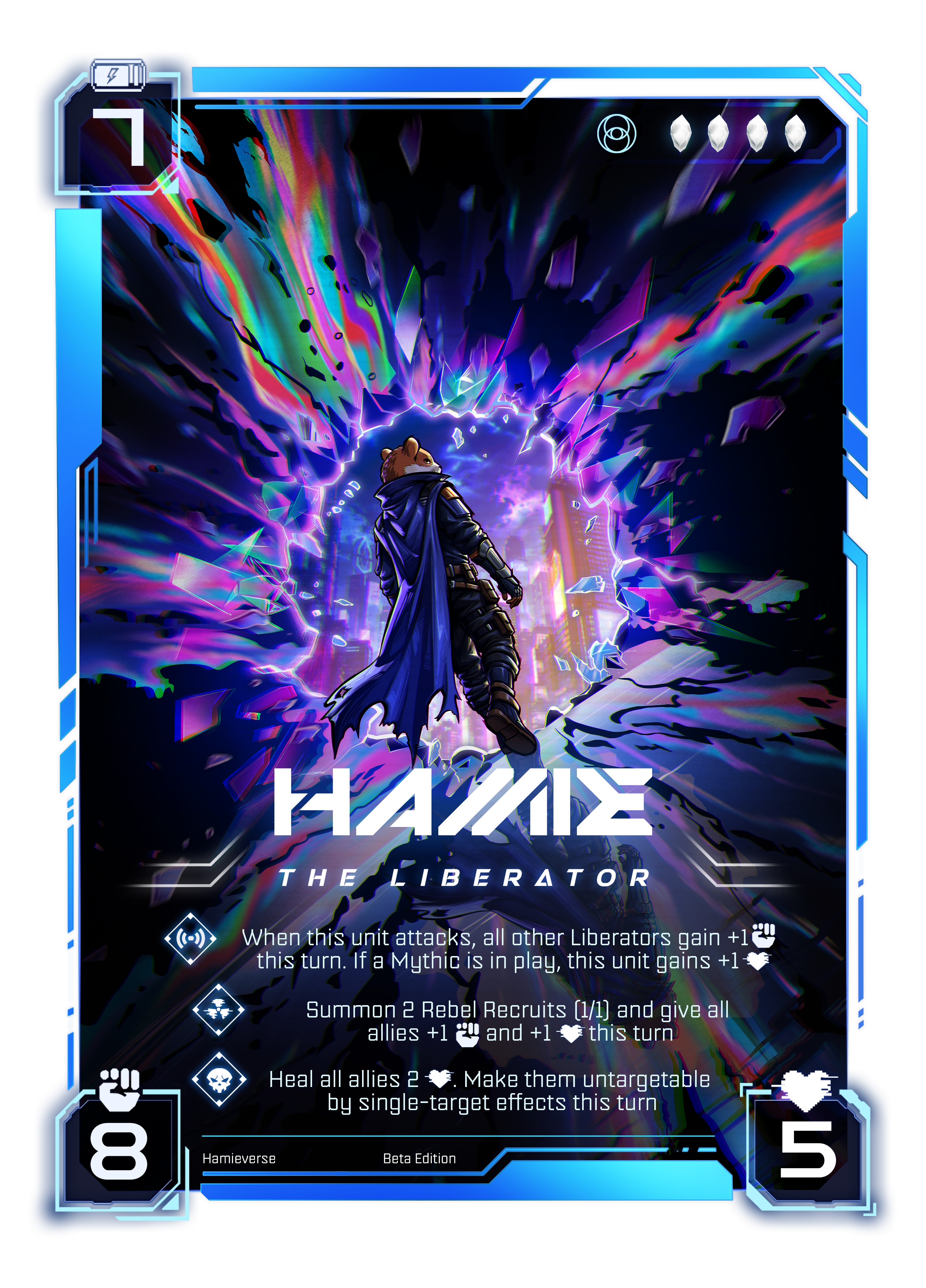 Hamie The Liberator card